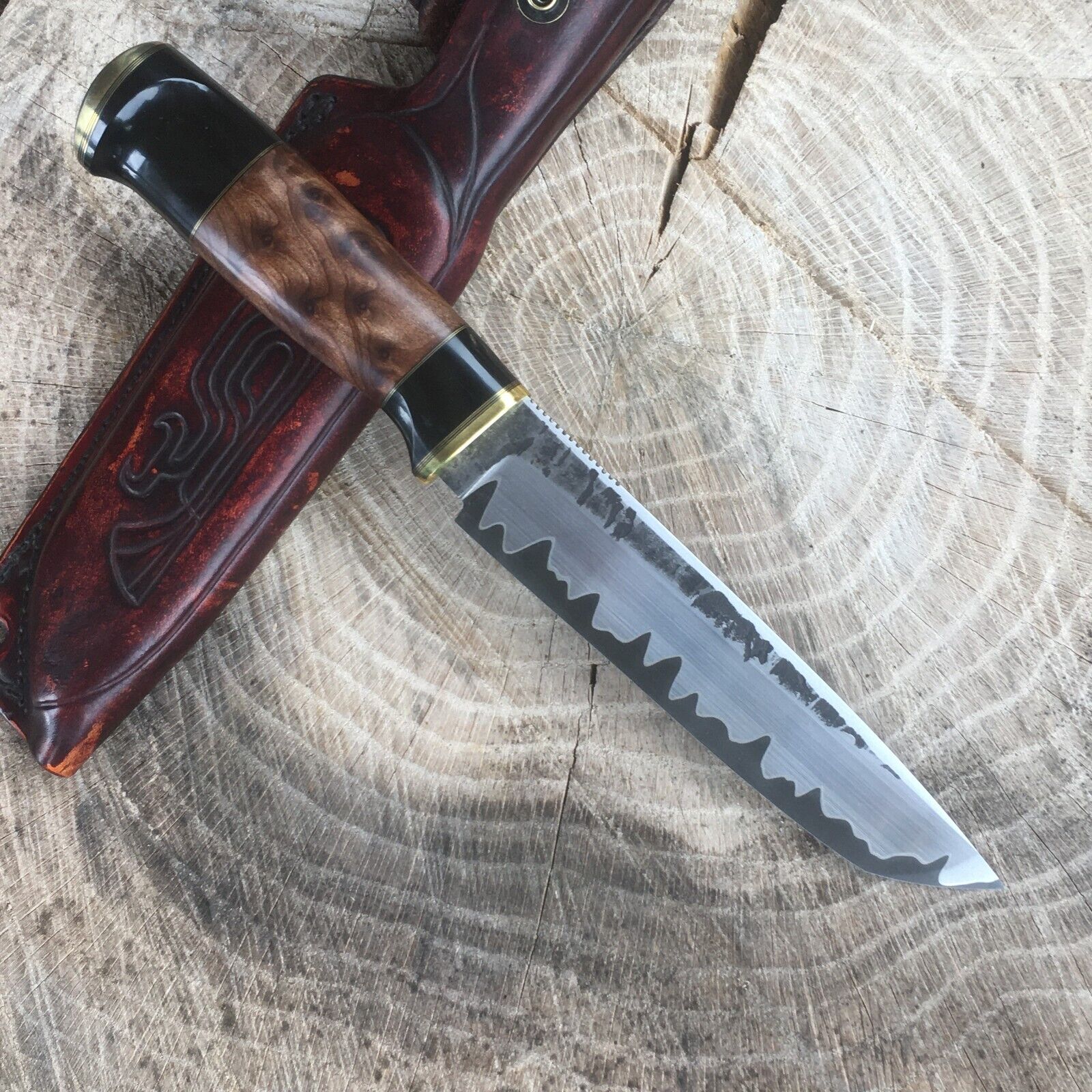 Custom San Mai Camping | Hunting | Trail Knife