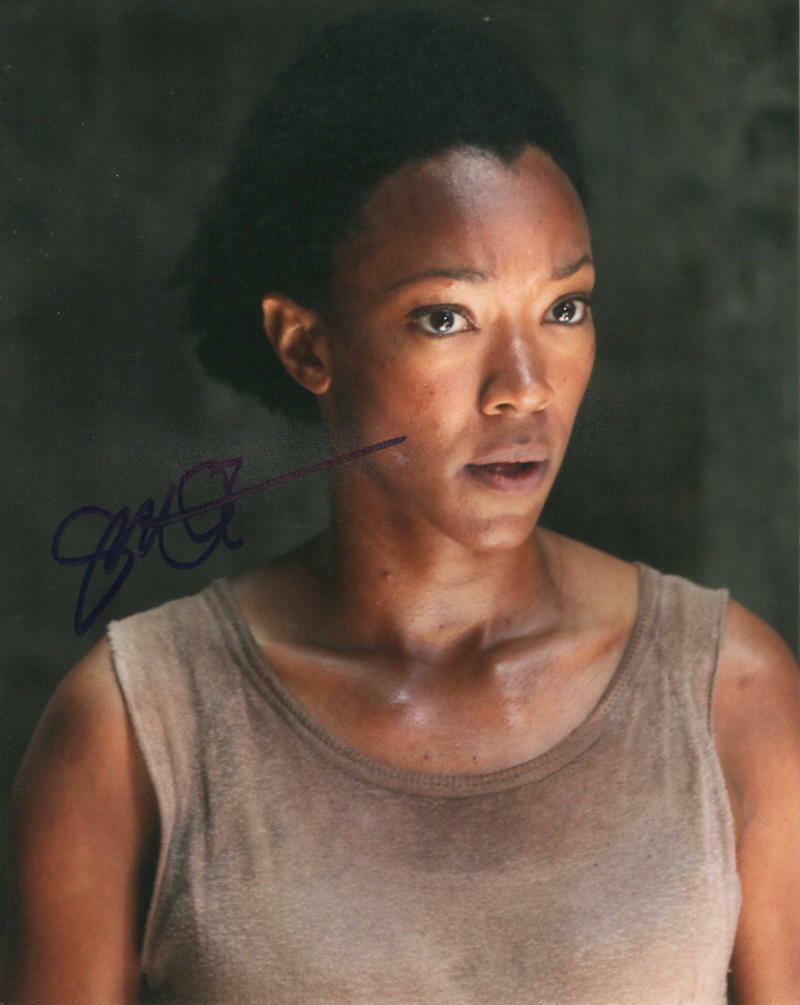 Sonequa Martin-Green Sasha The Walking Dead Signed 8x10 Photo Autograph COA C