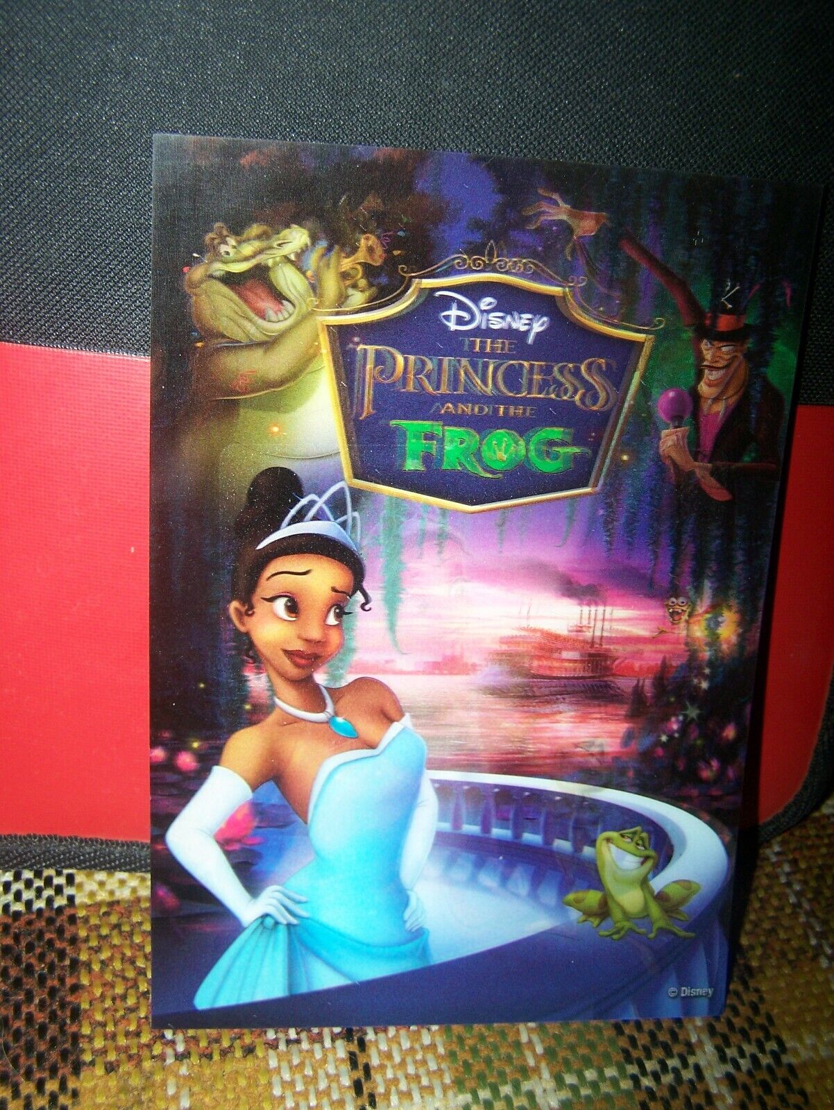 Disney PRINCESS AND THE FROG 3d lenticular card