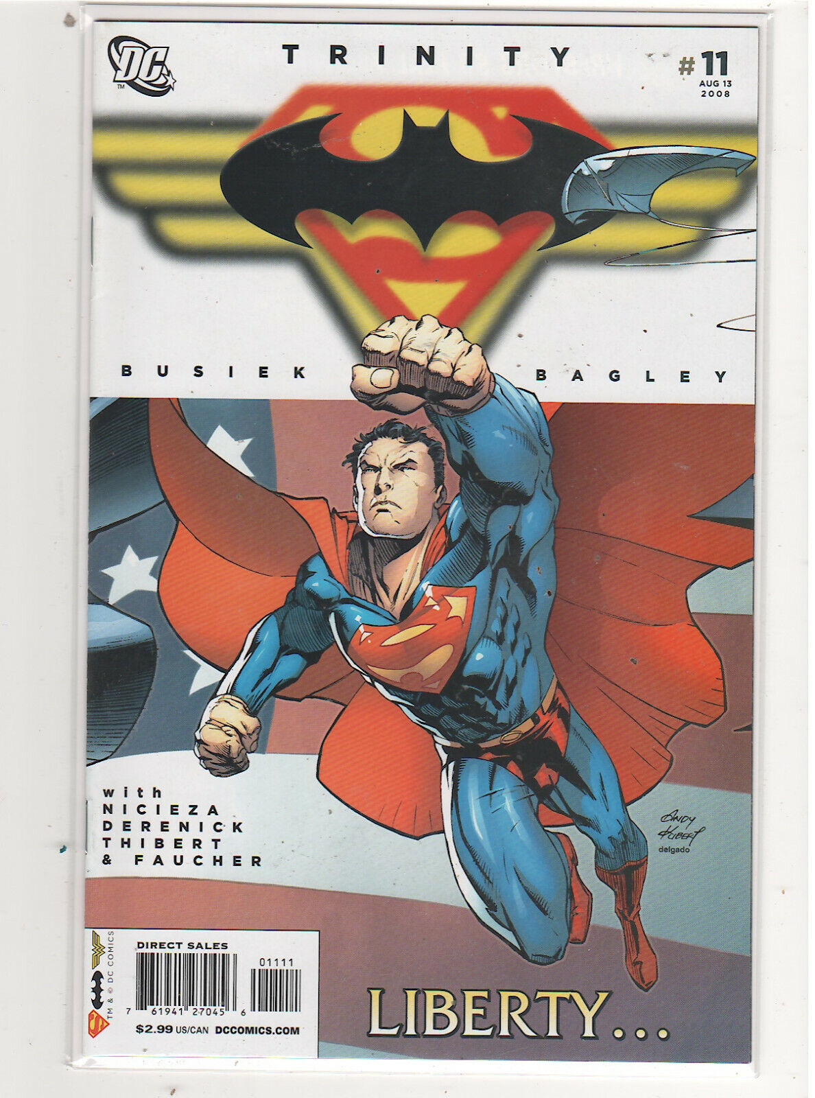 Trinity #11 Superman Batman Wonder Woman Mark Bagley Kurt Busiek 9.6