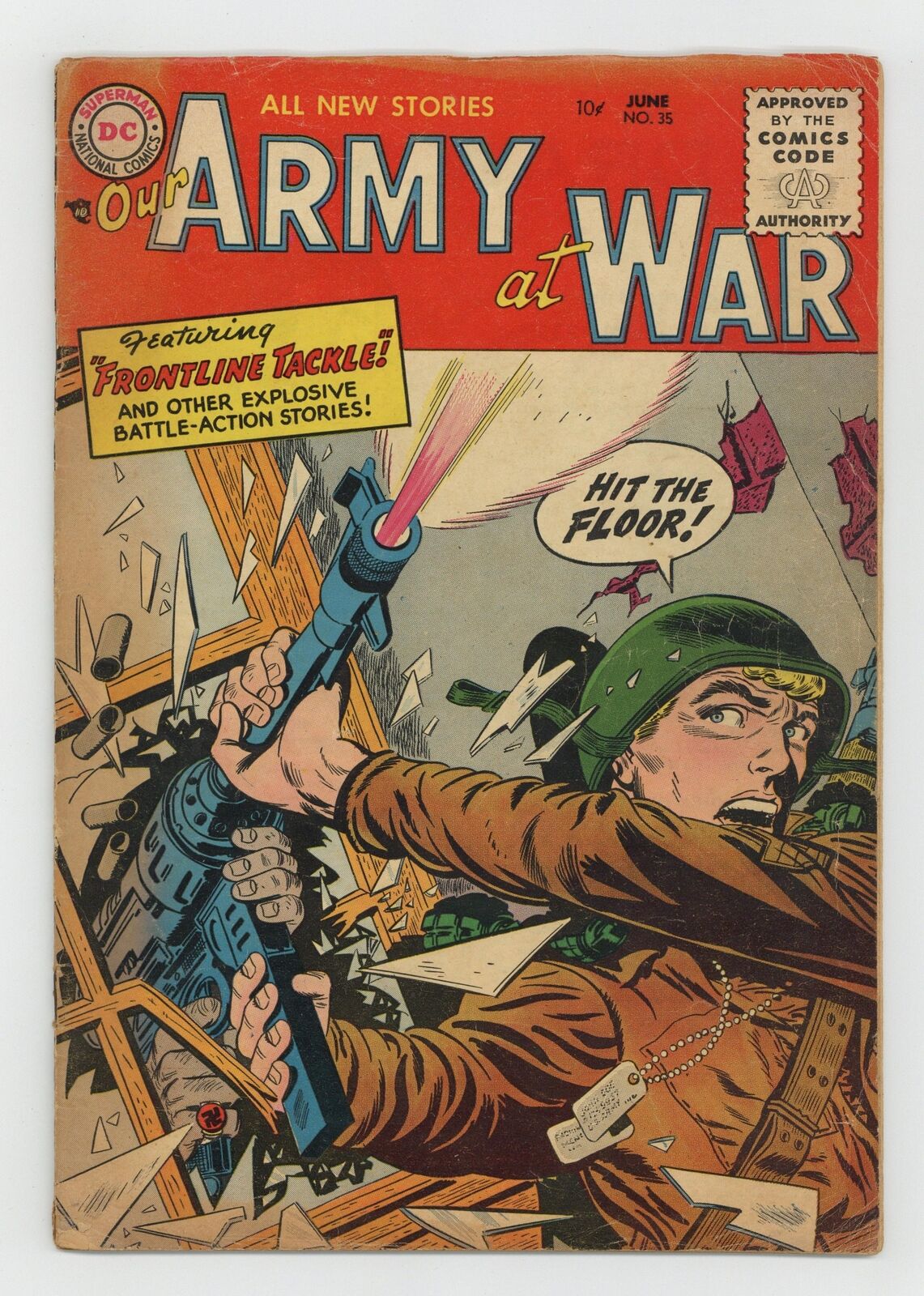Our Army at War #35 VG- 3.5 1955
