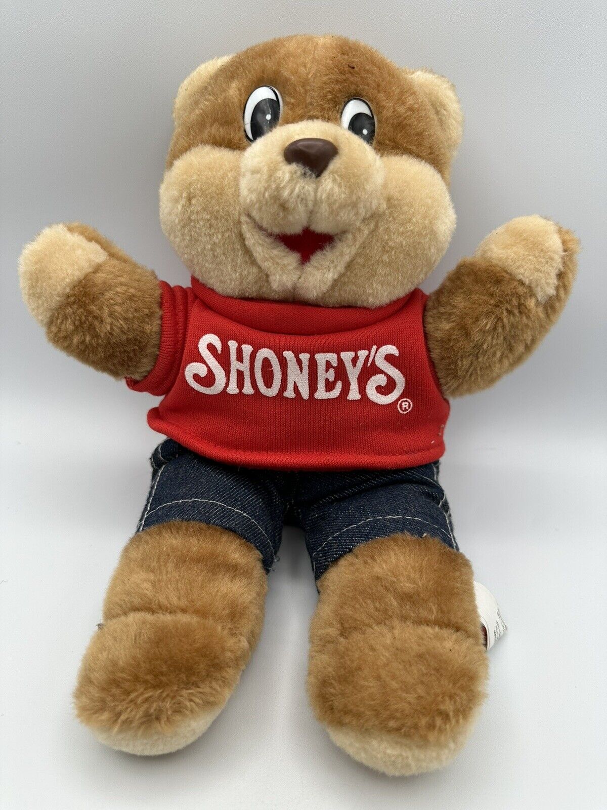 SHONEY’S BEAR 8 Inches Tall VINTAGE 1989 (Great Condition)