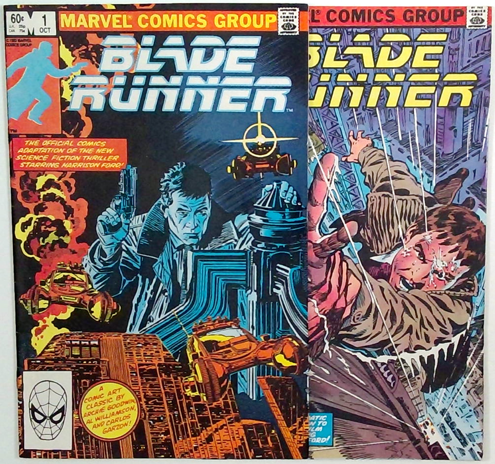 Blade Runner #1-2 (Marvel Comics 1982) Movie Adaptation full run complete set
