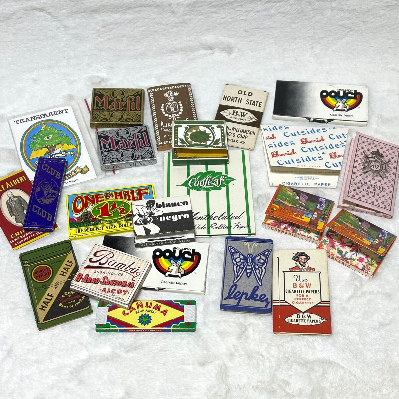 Vintage Collection Lot of International rolling papers tobacco marijuana weed