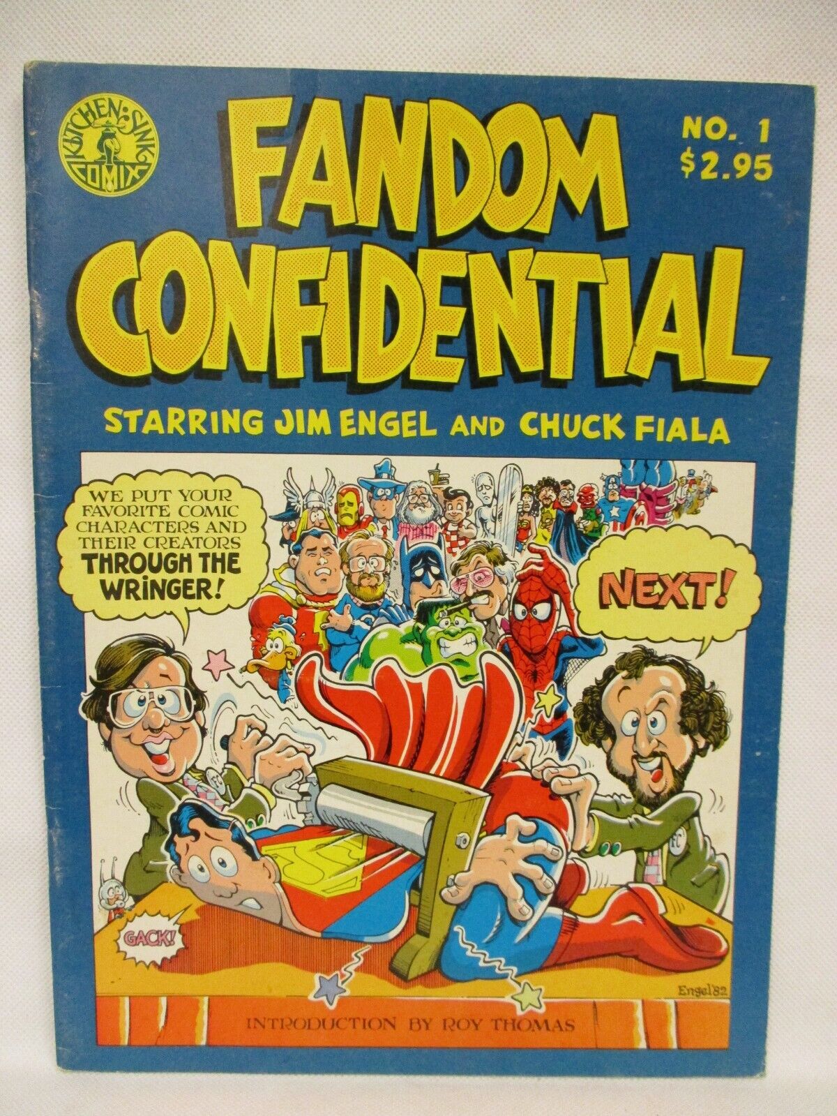 Fandom Confidential 1 1982 Comic Book Kitchen Sink Comix, Jim Engel, John Byrne