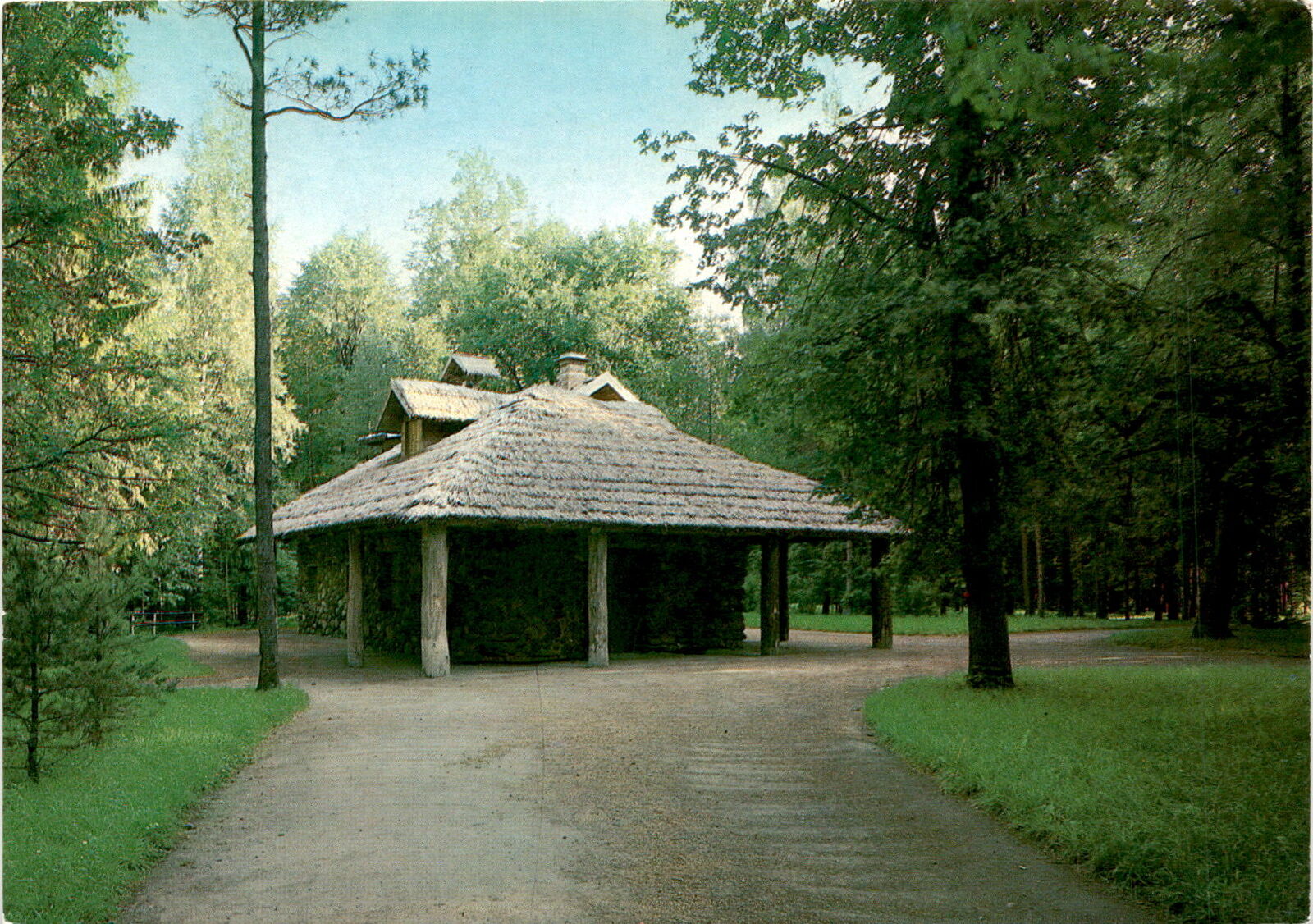 Pavlovsk, St. Petersburg, Russia, Park, Dairy, Charles Cameron, landsca postcard