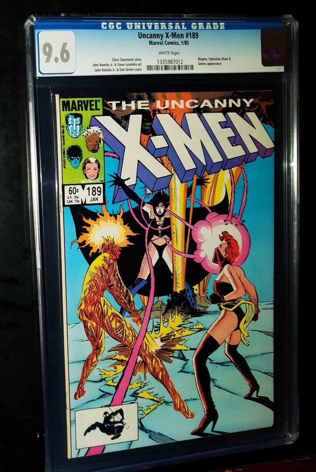 CGC UNCANNY X-MEN #189 1985 Marvel Comics CGC 9.6 Near Mint + White Pages