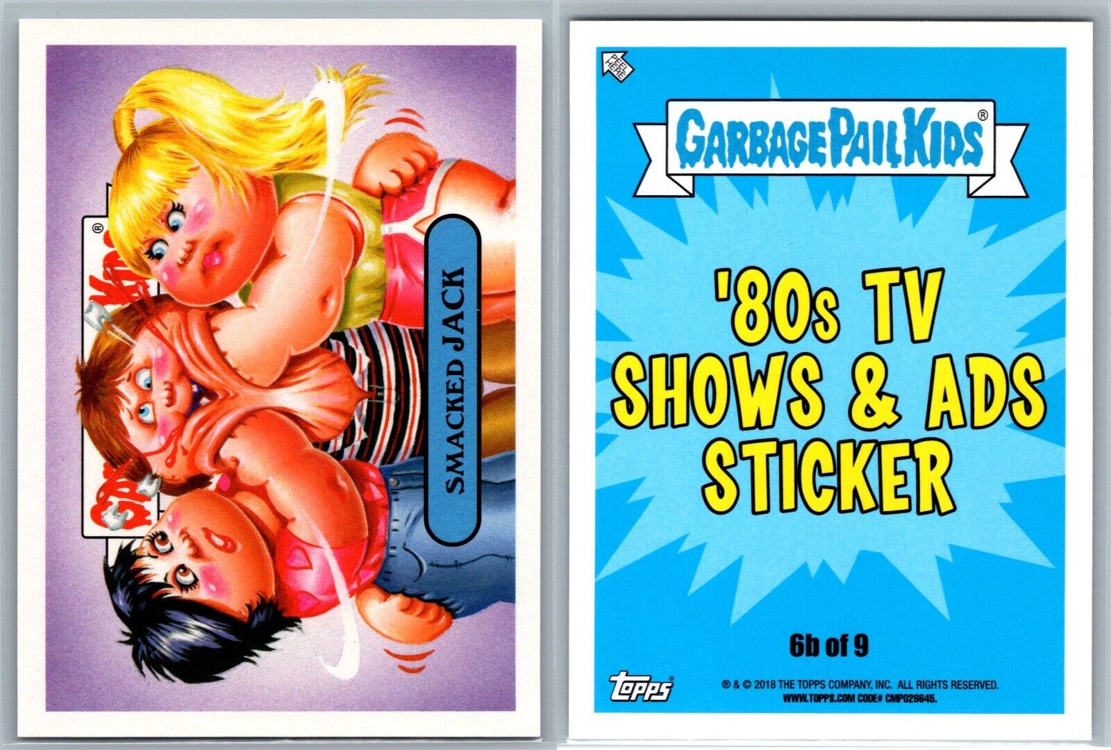 Three's Company John Ritter Somers Garbage Pail Kids Spoof Card 80's TV Shows