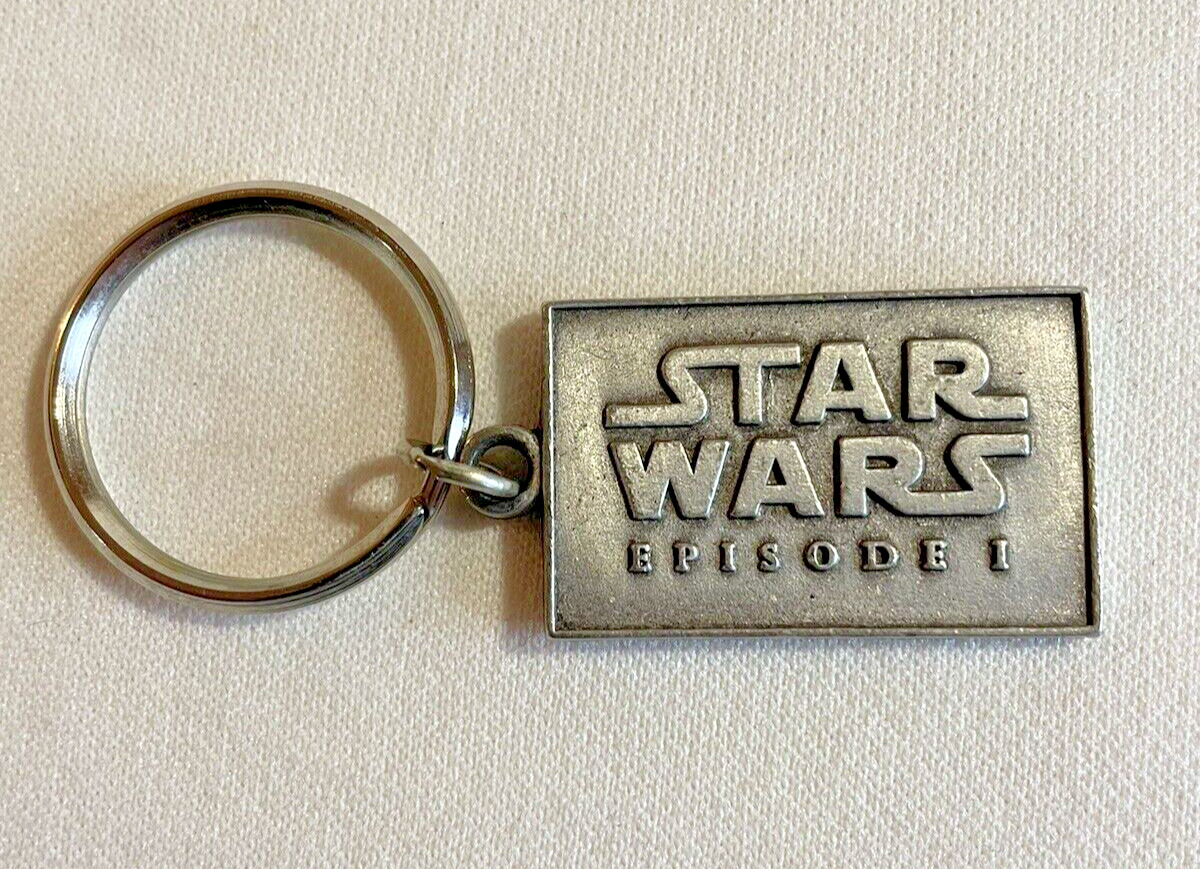 Vintage Star Wars Episode 1 Keychain Key Ring Collector Piece