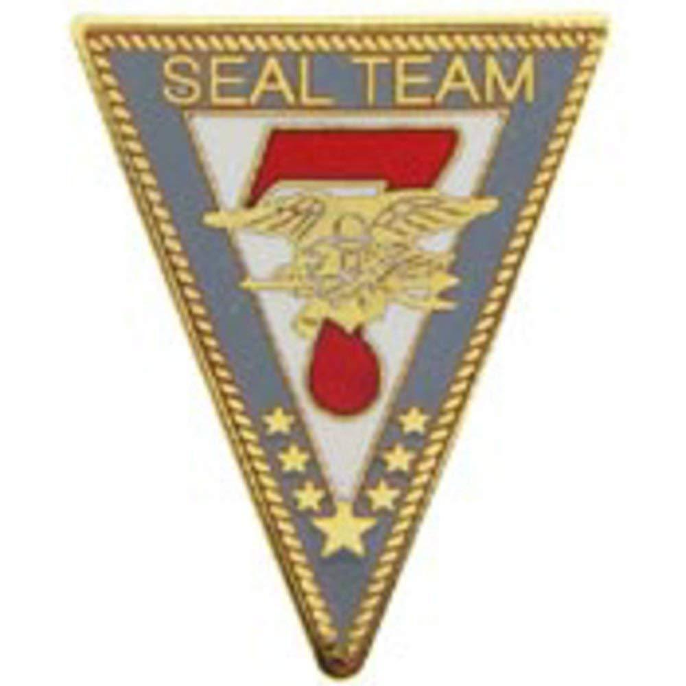 EagleEmblems P12777 Pin-USN,Seal Team,07 (1'')