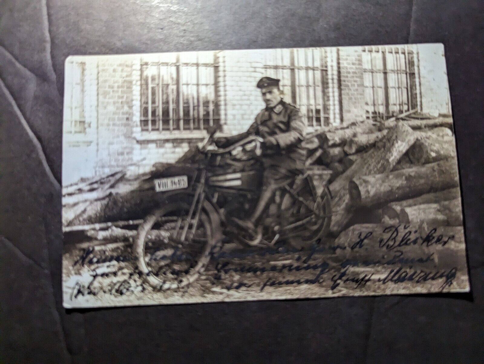 Mint Germany Motorcycle RPPC Postcard