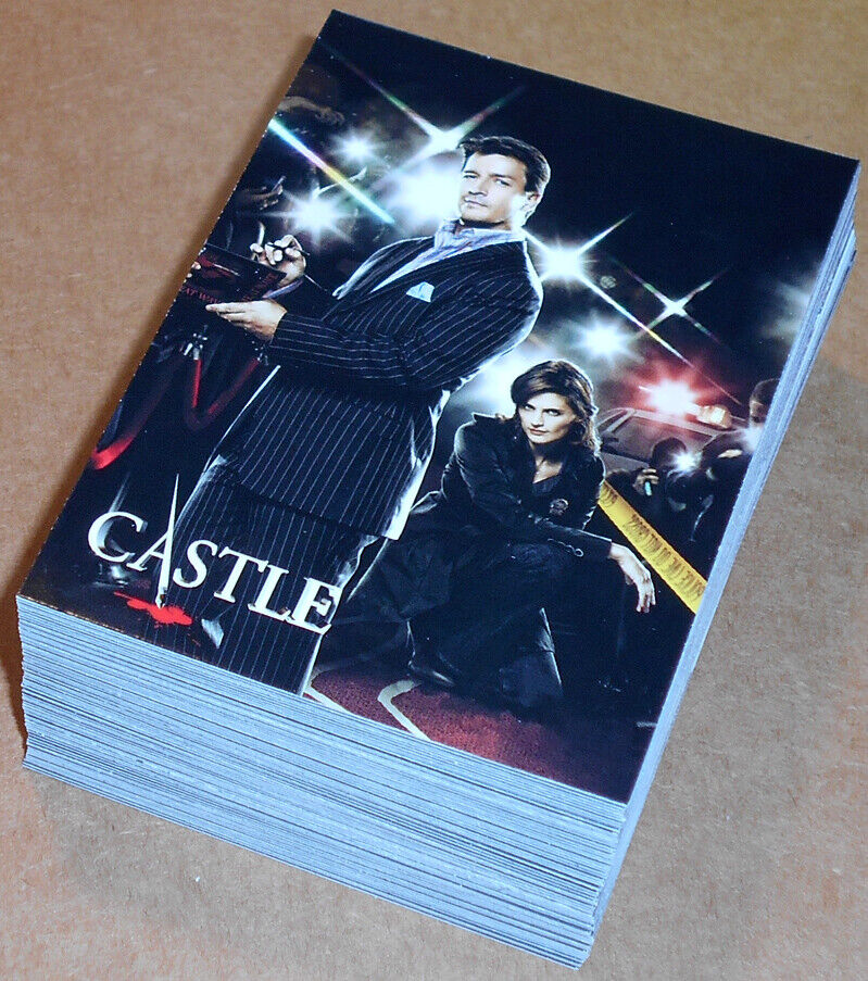 Castle Seasons 1 & 2 ~ COMPLETE 72-CARD BASE SET (Cryptozoic, 2012)