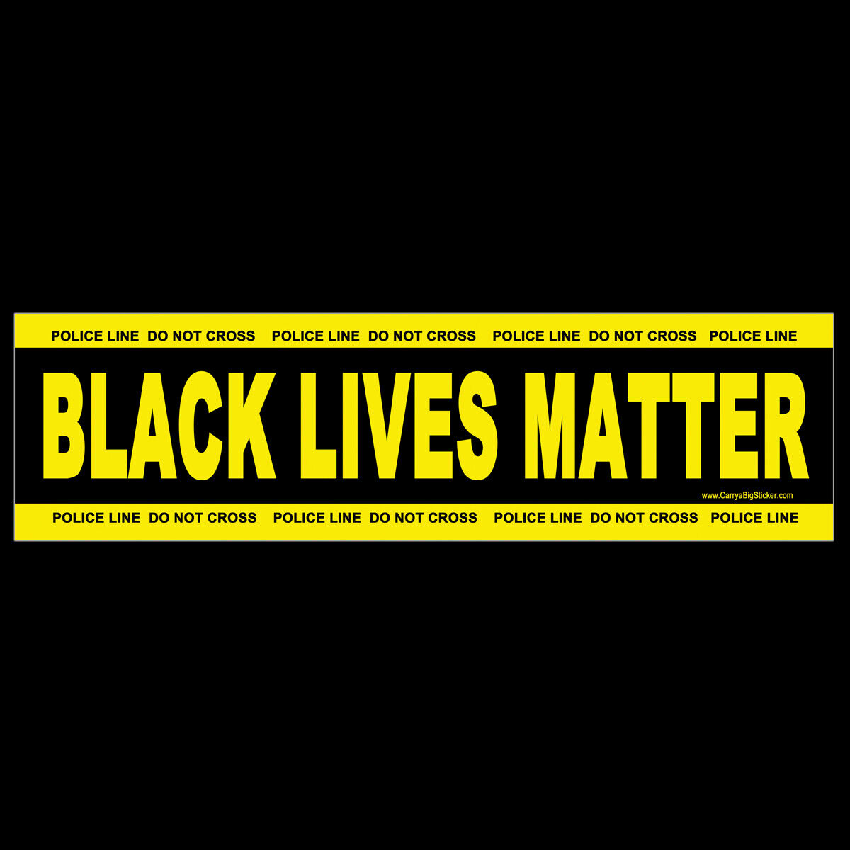 Black Lives Matter BUMPER STICKER or MAGNET brutality abuse protect defend help