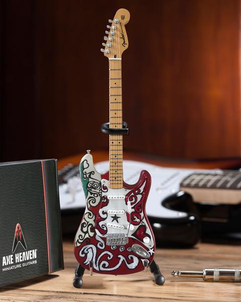 AXE HEAVEN Official Jimi Hendrix Fender Strat Saville Miniature Guitar Displa...