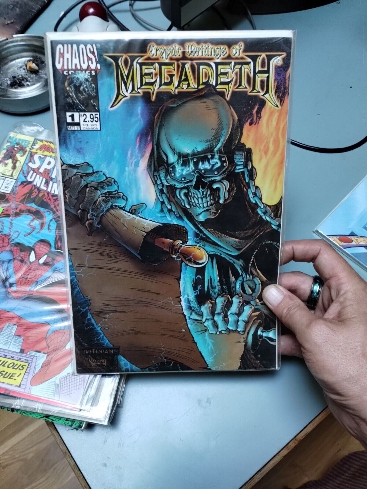 CHAOS COMICS CRYPTIC WRITINGS OF MEGADETH #1 UNREAD AUGUST 1997 (NM)