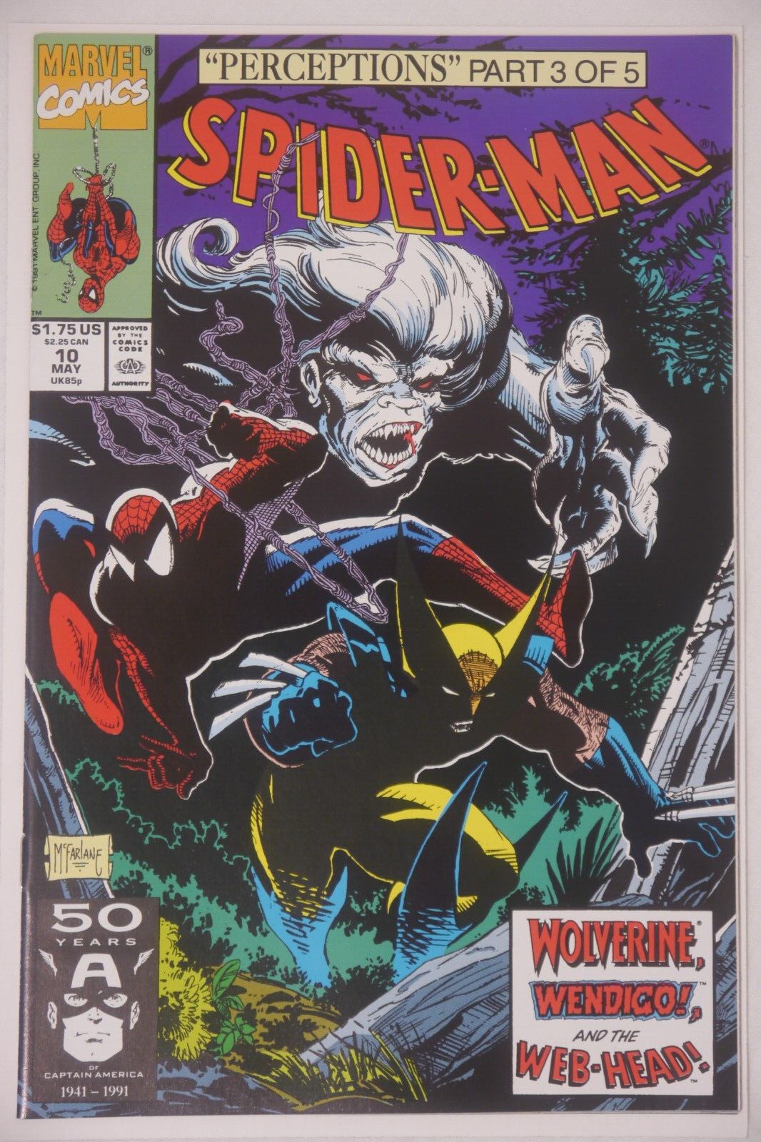 1991 Marvel Comics Spider-Man Perceptions Part 3 of 5 Issue #10
