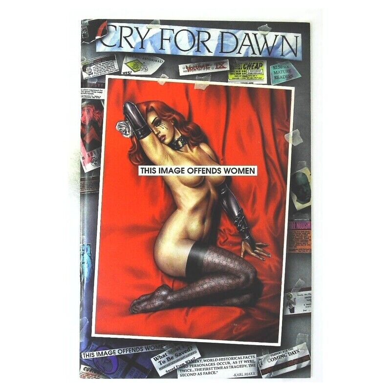 Cry for Dawn #9 in Near Mint + condition. Cry for Dawn Pub. comics [h}