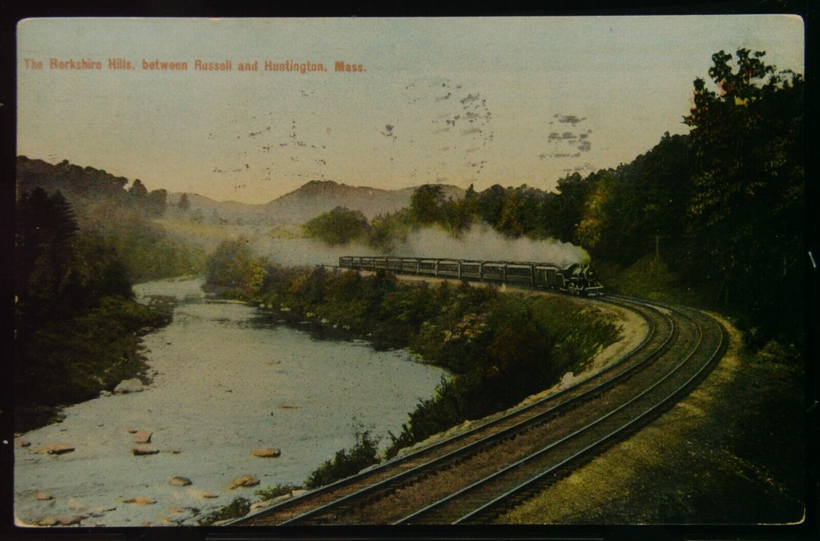 1906 Postcard Berkshire Hills R.R. Massachusetts Mass MA Undivided Back