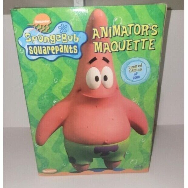 Spongebob Squarepants Patrick Animator\'s Maquette Limited Edition 104/2000 NEW