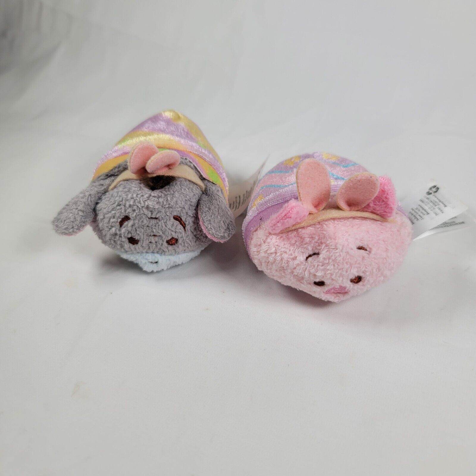 Disney Store Tsum Tsum Plush Minis - Winnie The Pooh Characters (Piglet, Eeyore)