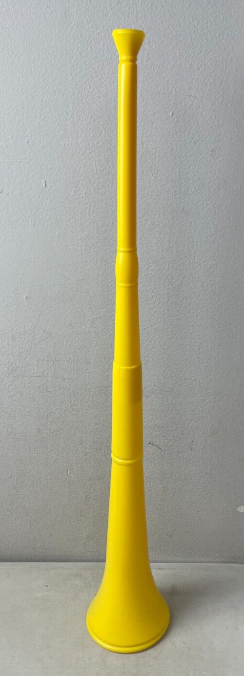 Yellow Vuvuzela Plastic Stadium Horn 28 Inch Noise Maker Soccer Football Hockey