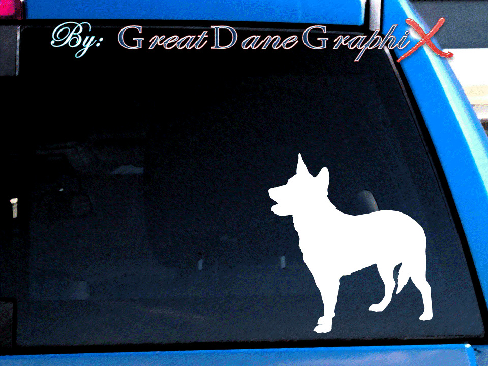 Australian Cattle Dog #1 -Vinyl Decal Sticker -Color Choice -HIGH QUALITY