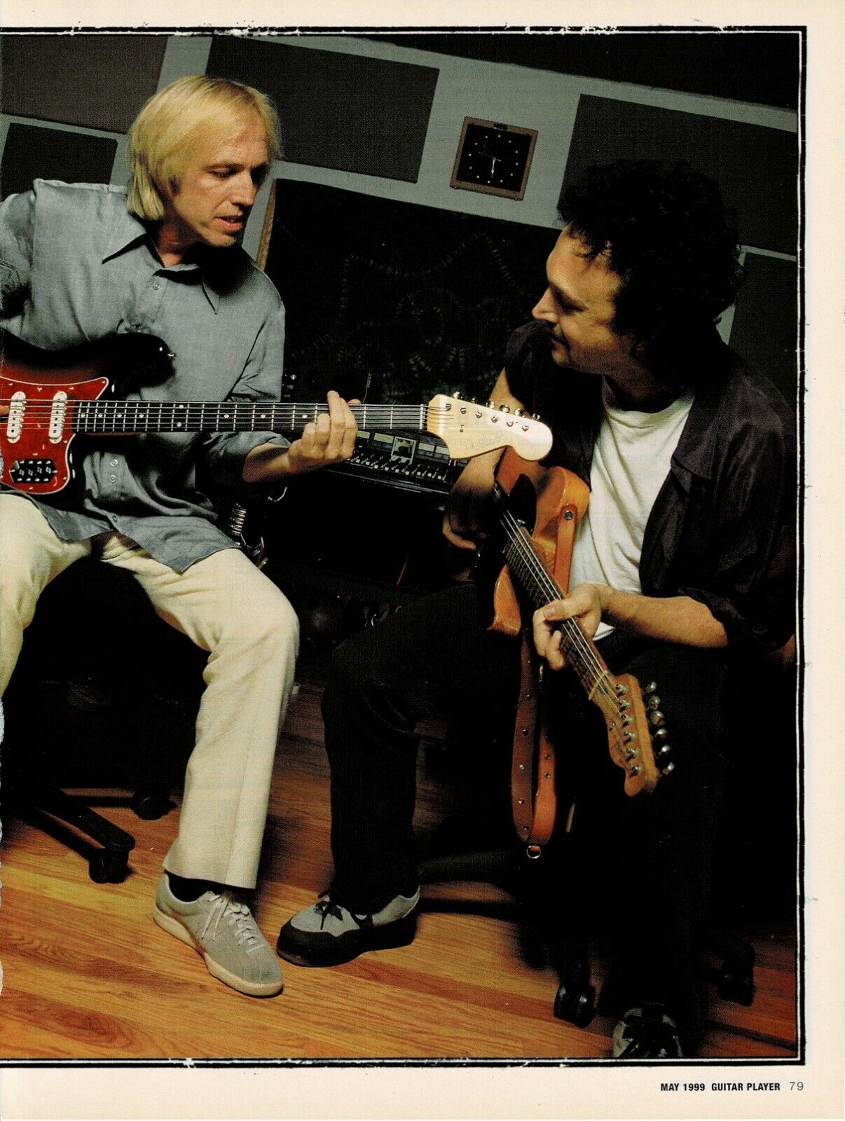 TOM PETTY & MIKE CAMPBELL - 1999 - Music Print Ad Photo 