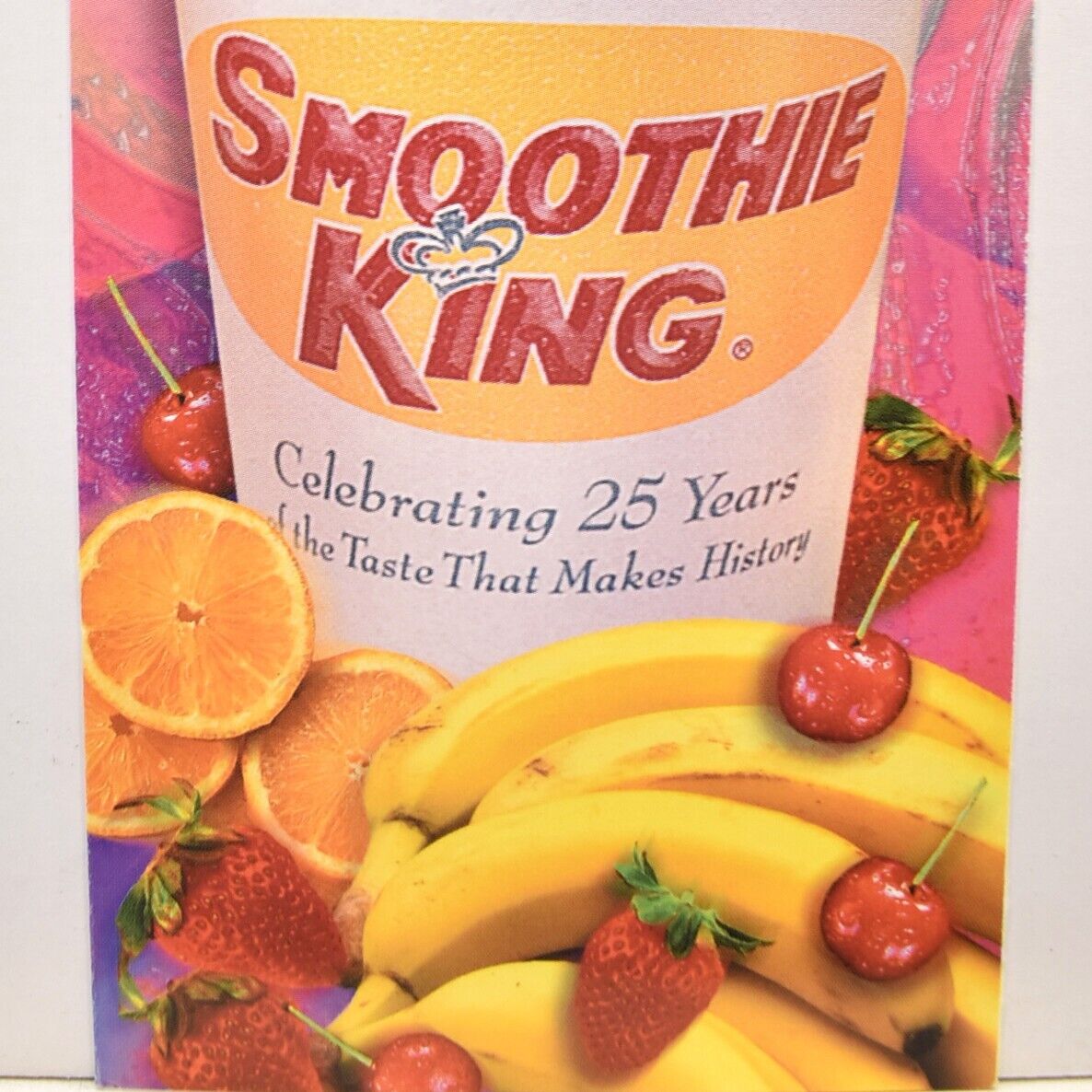 1998 Smoothie King Nutrition Analysis Guide 5561 Chamblee Dunwoody Road Georgia