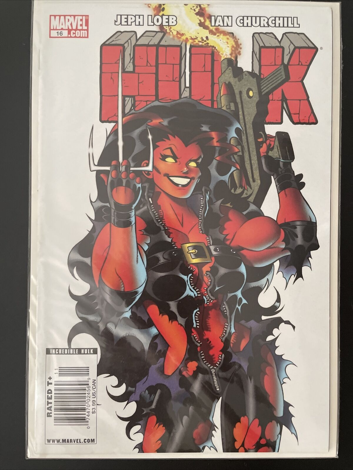 Hulk #16 (Marvel) Red She-Hulk Newsstand