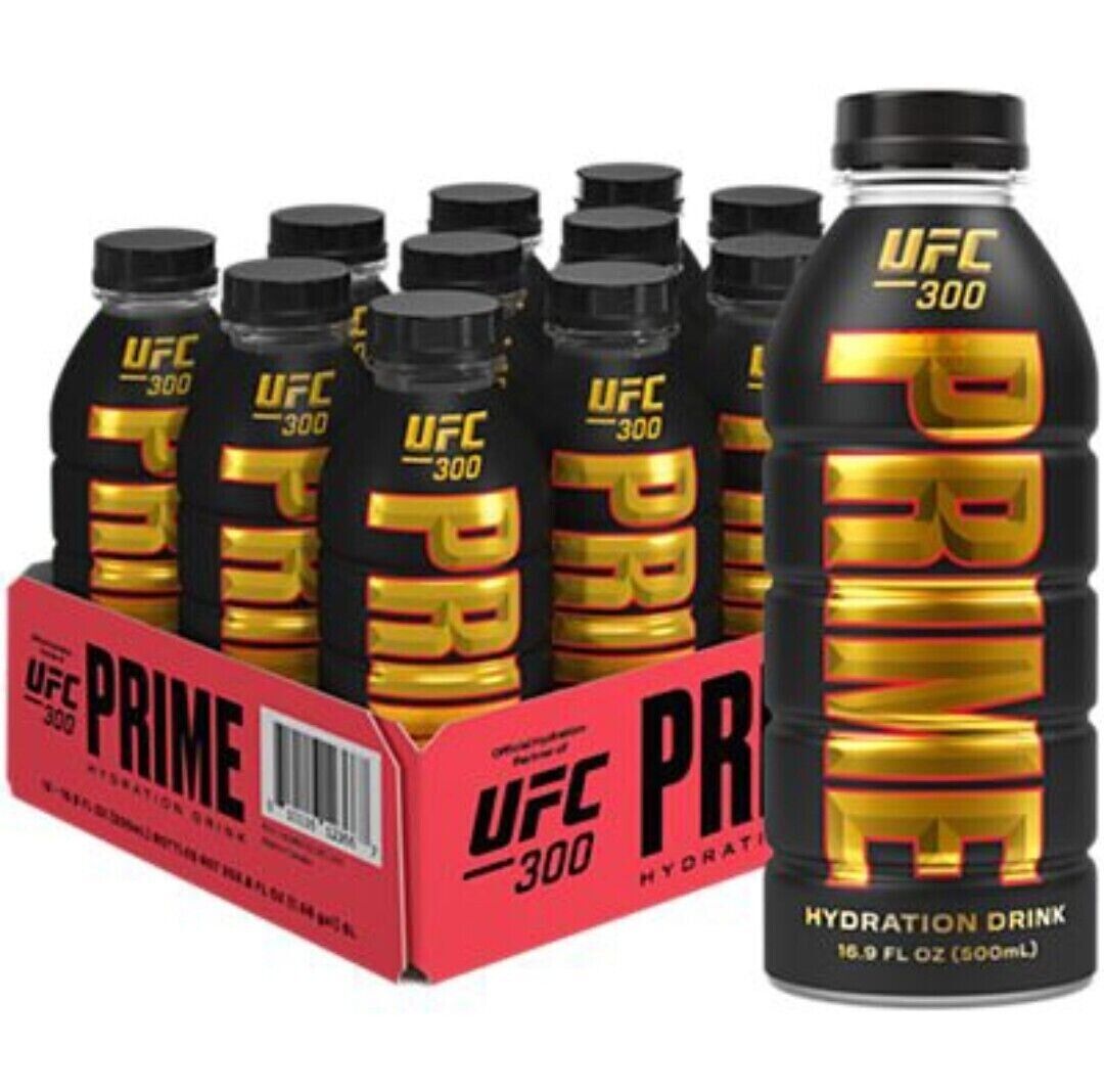 UFC 300 Prime Hydration Case 500ml Slab Sealed Limited SOLD OUT IN HAND NEW