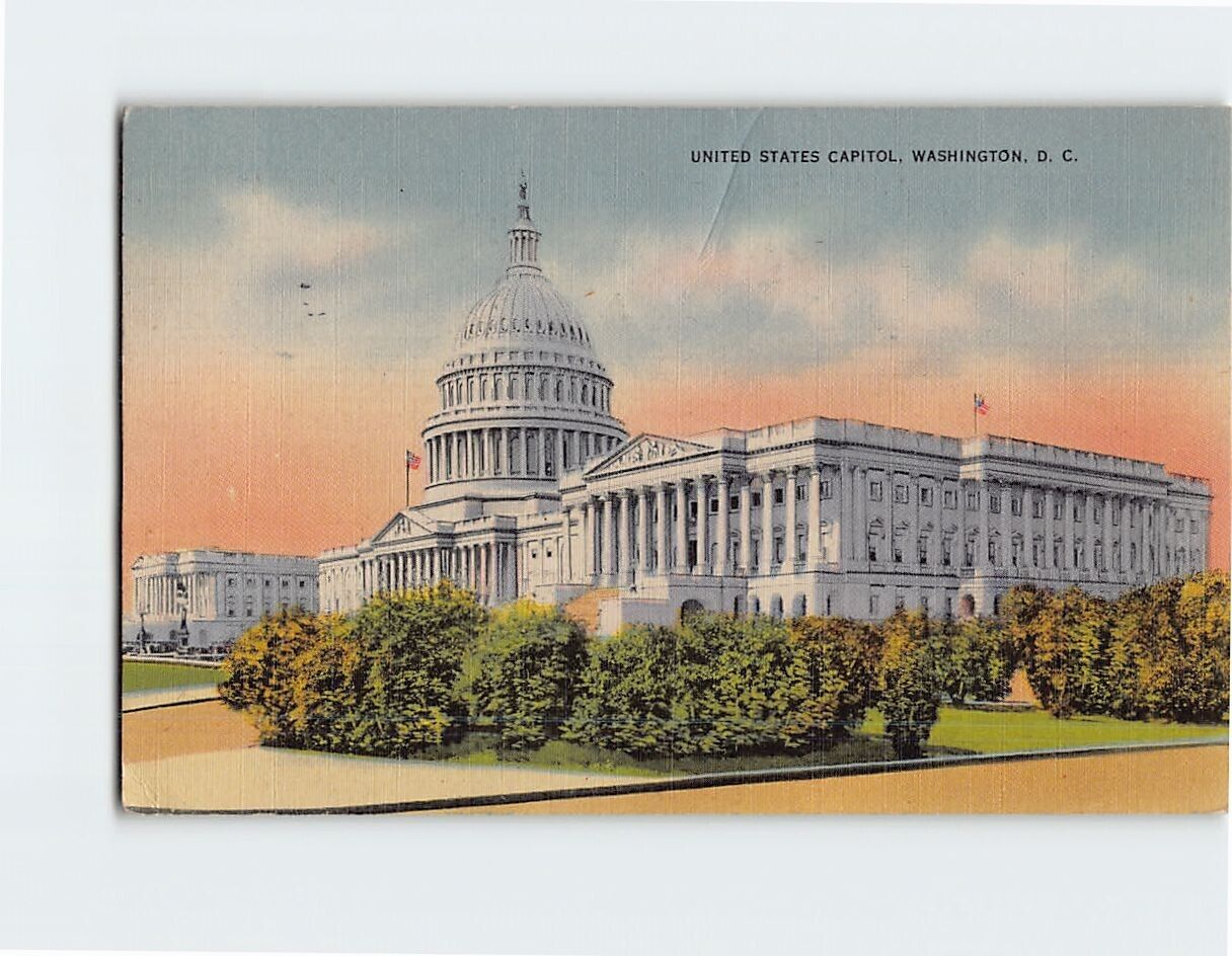 Postcard US Capitol Washington DC USA