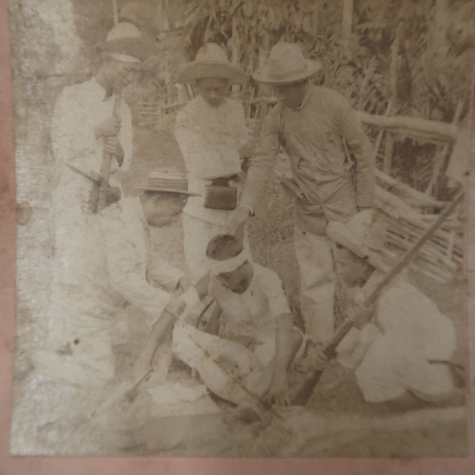 1900 Insurrecto Lines Philippine-American War Stereoview James M. Davis VG A2