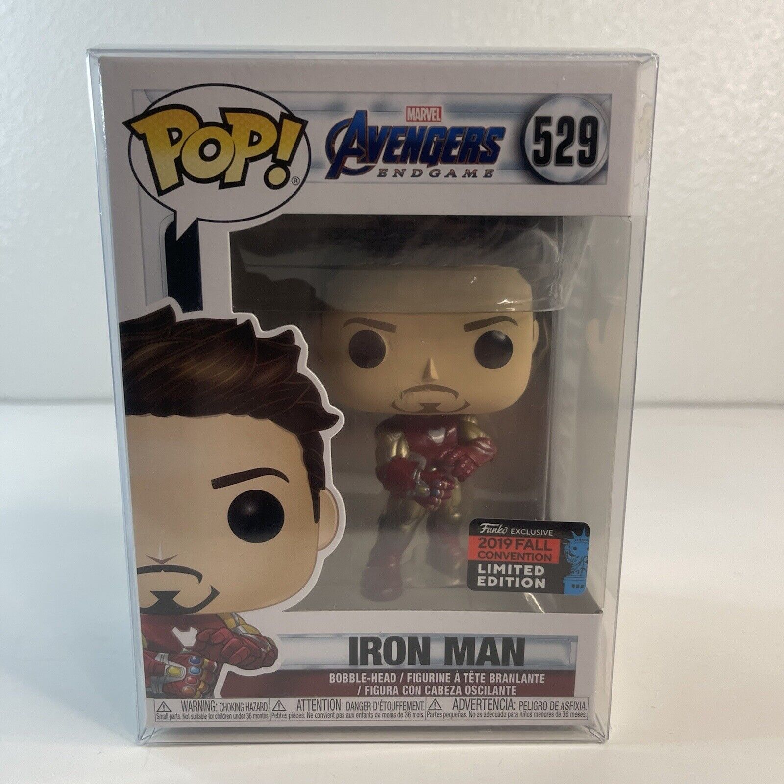 Funko Pop Marvel Avengers Endgame Iron Man 529 Limited Edition w/ EcoTek Box