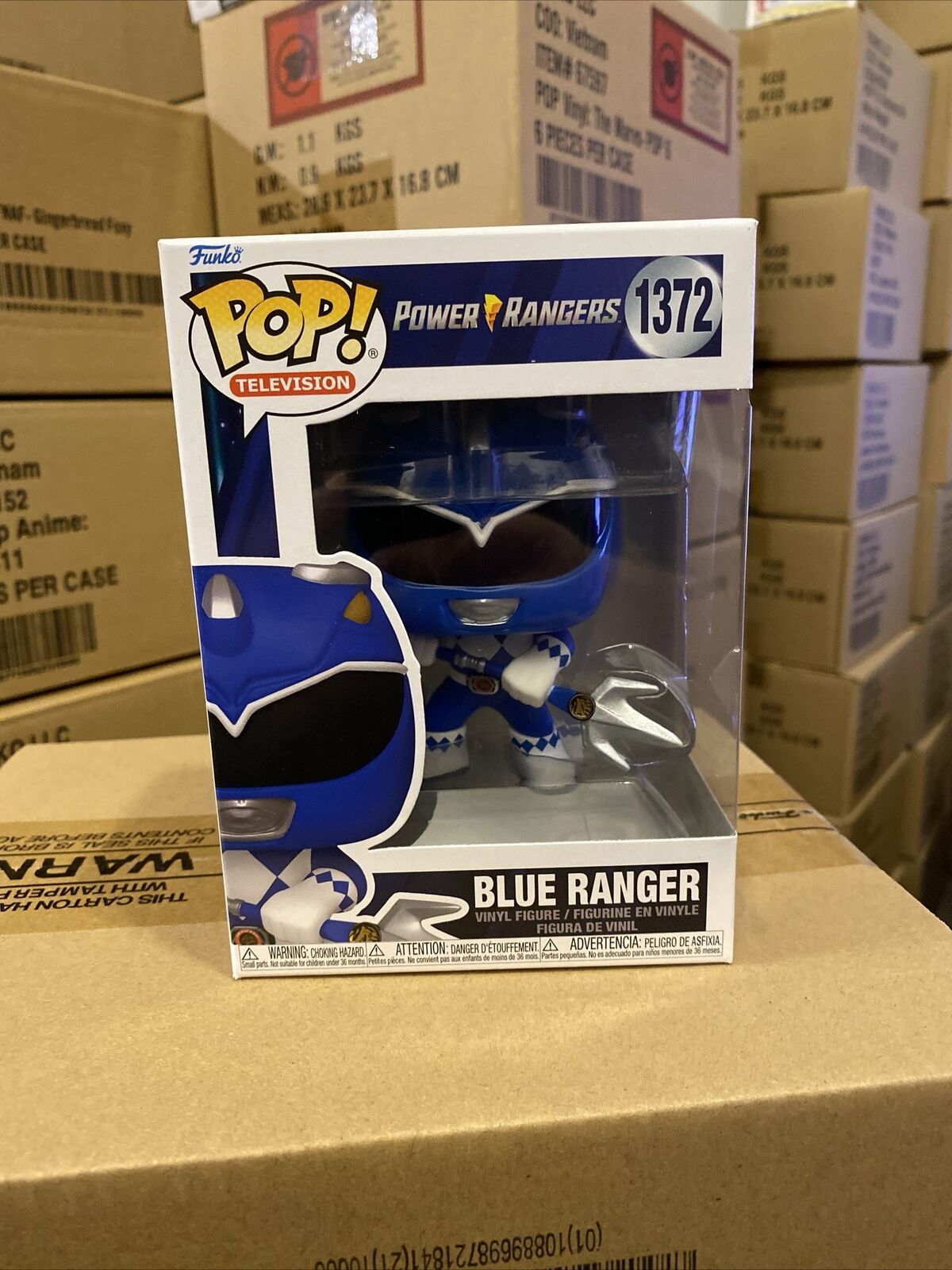 Mighty Morphin Power Rangers 30th Anniversary Blue Ranger Funko Pop Mint
