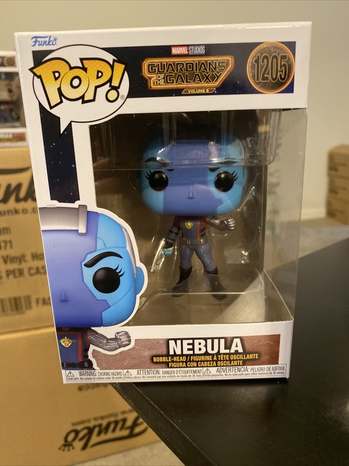 Funko Pop Guardians of the Galaxy Vol 3: Nebula #1205  In Stock with Protector
