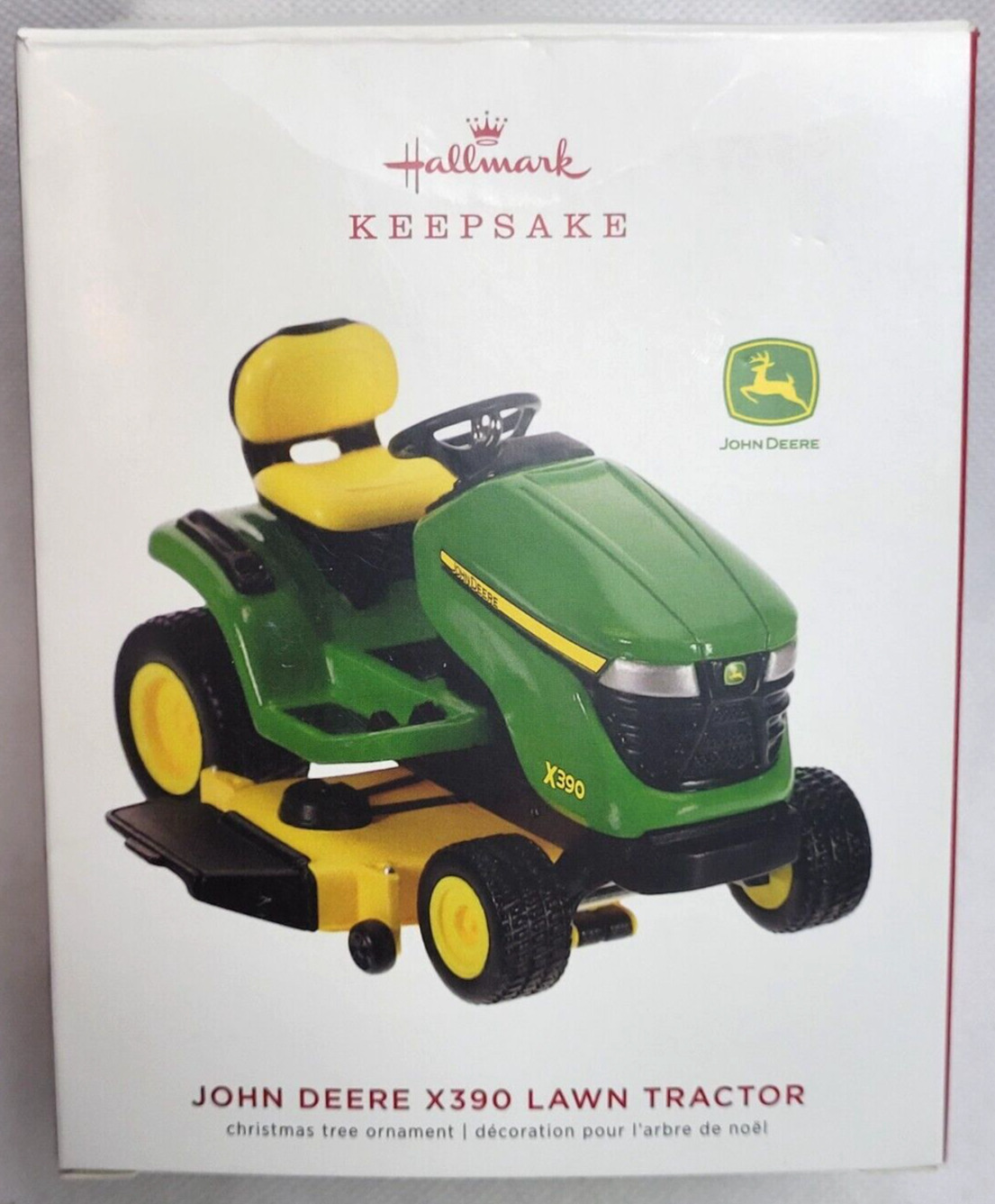 Hallmark Keepsake Christmas Tree Ornament John Deere X390 Lawn Tractor 2019