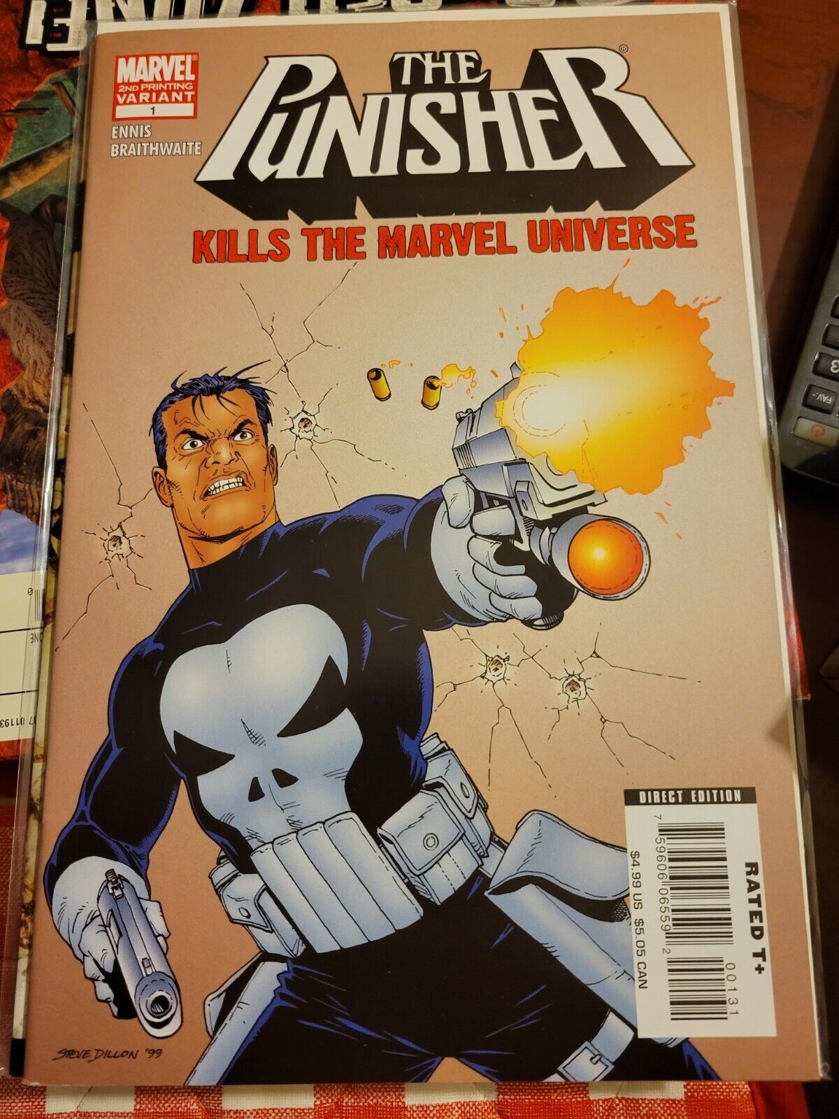 The Punisher Kills The Marvel Universe #1 2nd Print Variant Marvel Garth Ennis