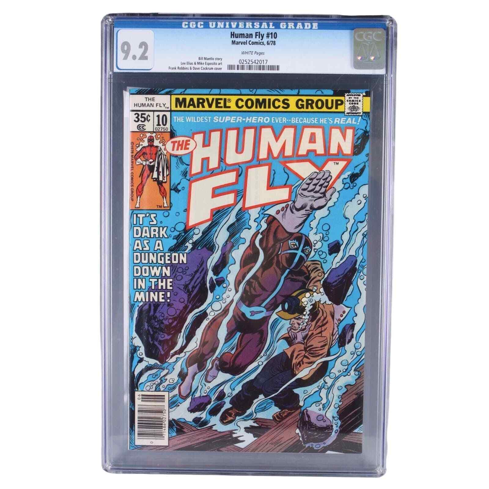 THE HUMAN FLY #10 Comic Book Graded CGC 9.2 Marvel Comics June 1978