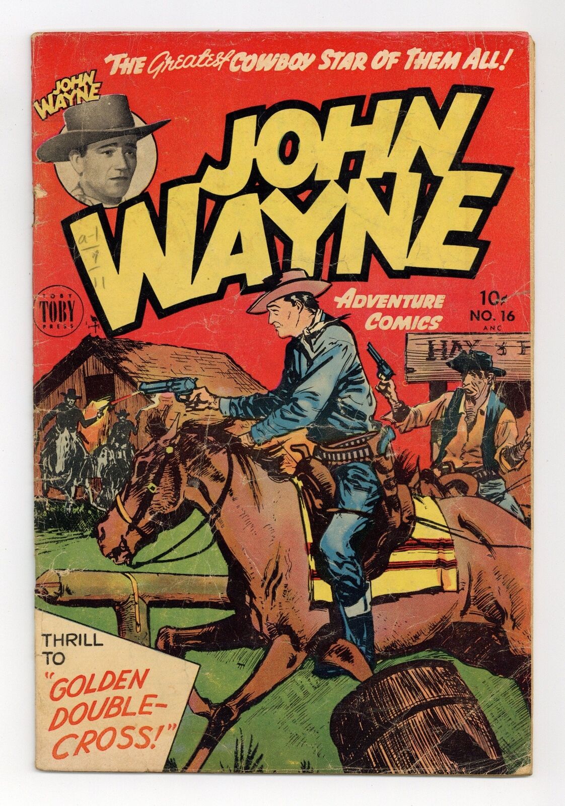 John Wayne Adventure Comics #16 GD+ 2.5 1952