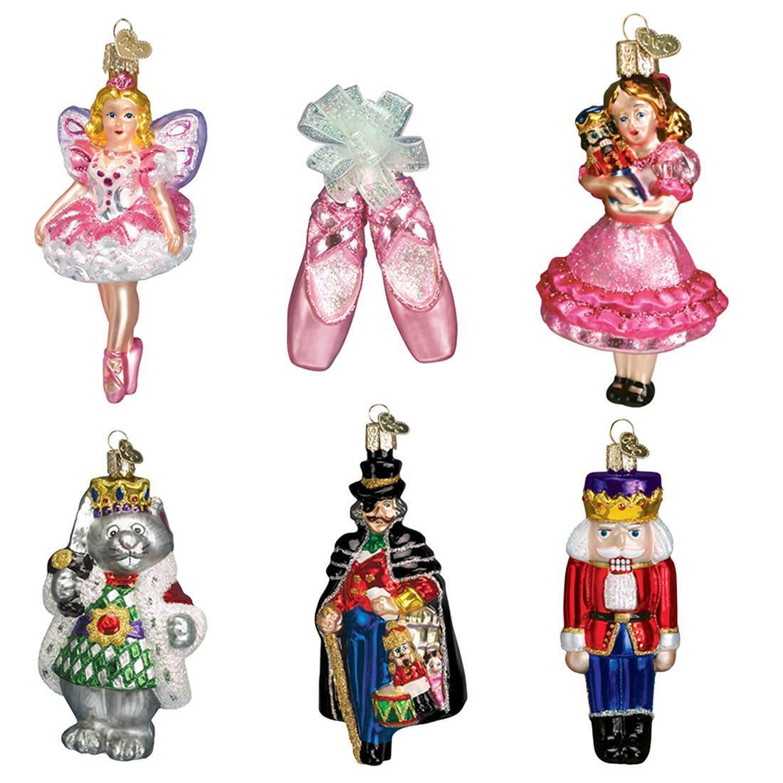 Old World Christmas: Nutcracker Suite Collection Hanging Orn Set of 6 14013-OWC