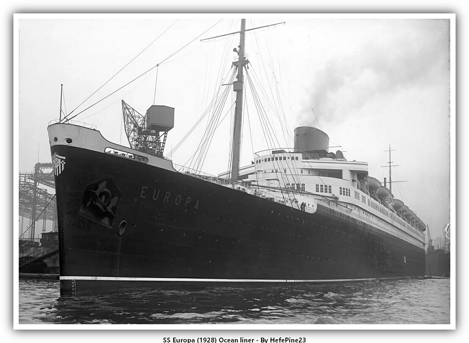 SS Europa (1928) Ocean liner_issue1