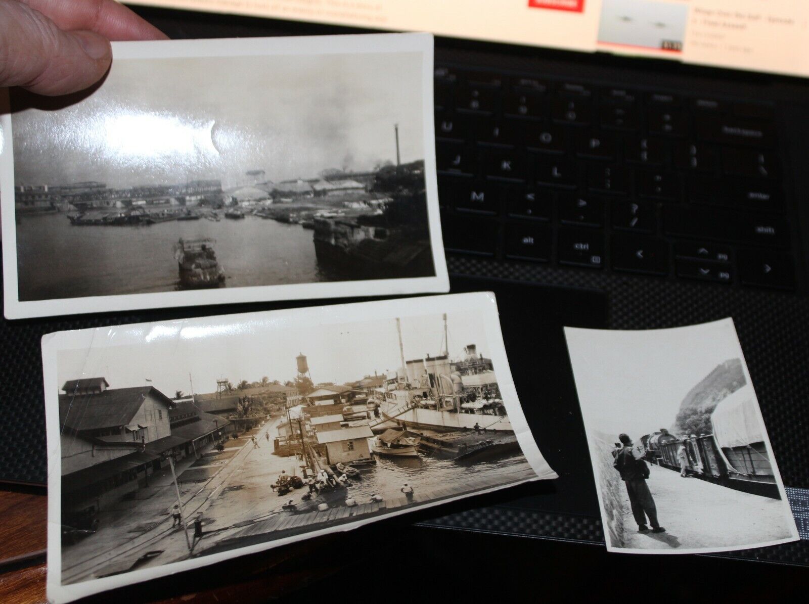 WWII 1930\'s US Navy Sailor Photos Ching Lung Chiao China Great Wall USS Saratoga