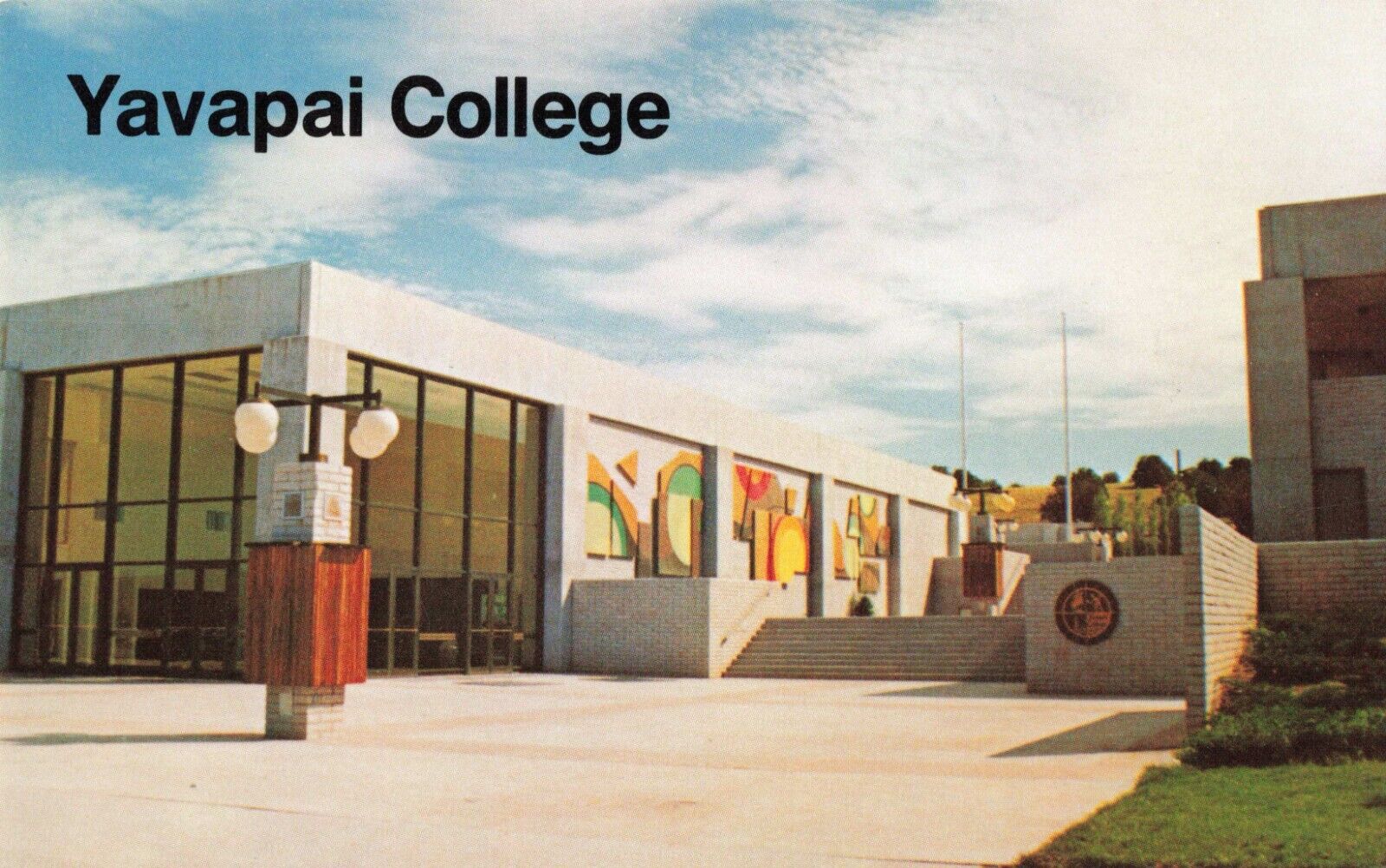 Prescott AZ Arizona, Yavapai College Campus Buildings, Vintage Postcard