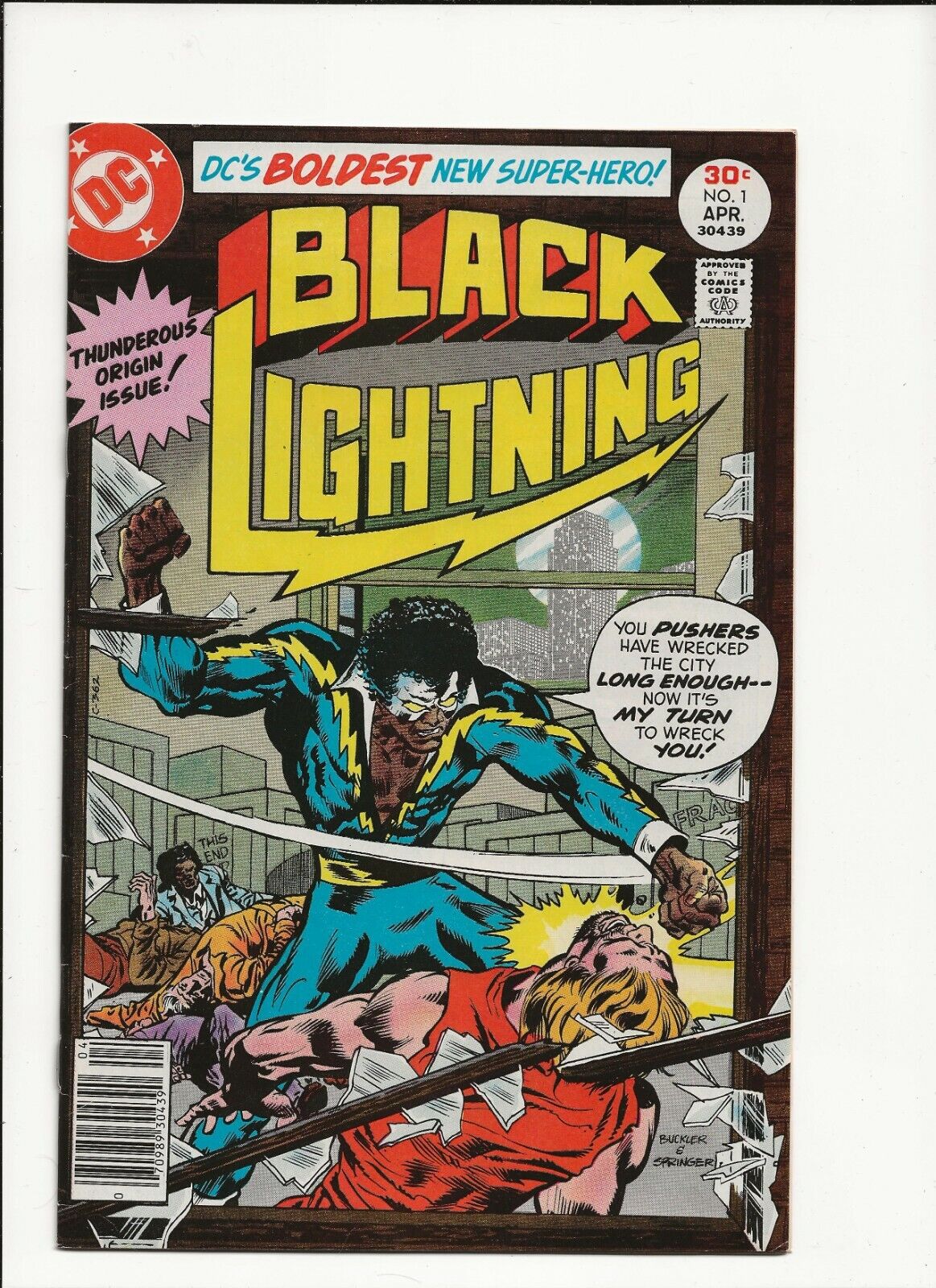 BLACK LIGHTNING#1 VF 1977 FIRST APPEARANCE DC BRONZE AGE COMICS
