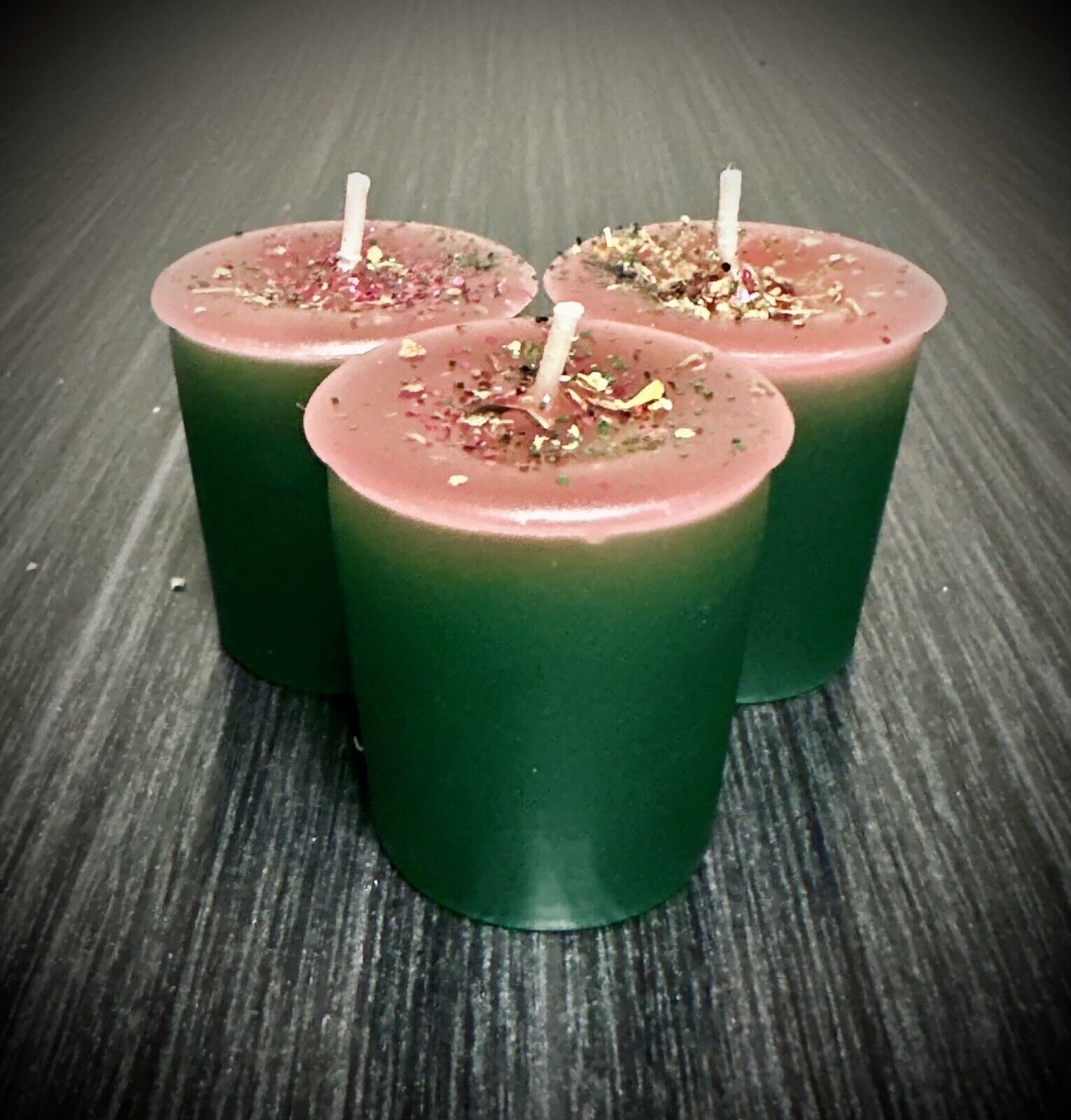 (3) Fertility Magick Votive Candles, Handmade, Organic, Witchcraft, Wicca