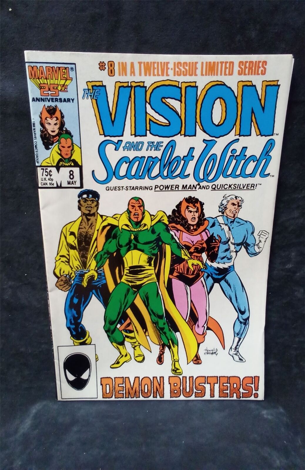 The Vision and the Scarlet Witch #8 Direct Edition 1986 marvel Comic Book 