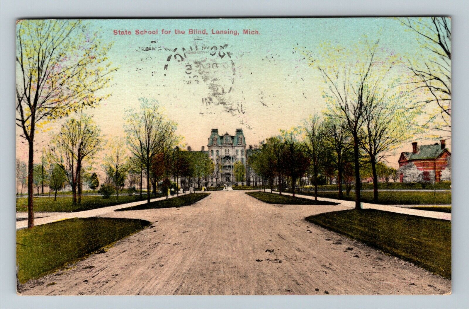 Lansing, MI-Michigan, State School For The Blind, c1909 Vintage Postcard