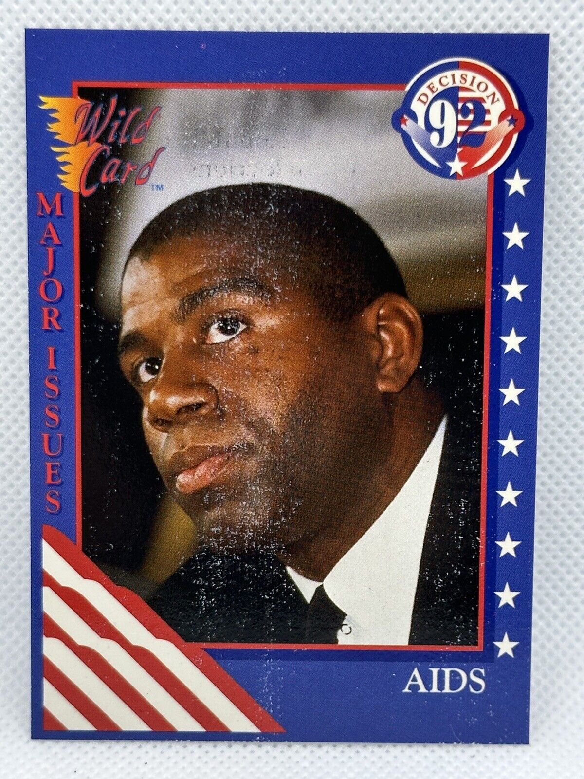 1992 Wild Card Decision '92 Magic Johnson AIDS #16 LAKERS HOF - PACK FRESH👀