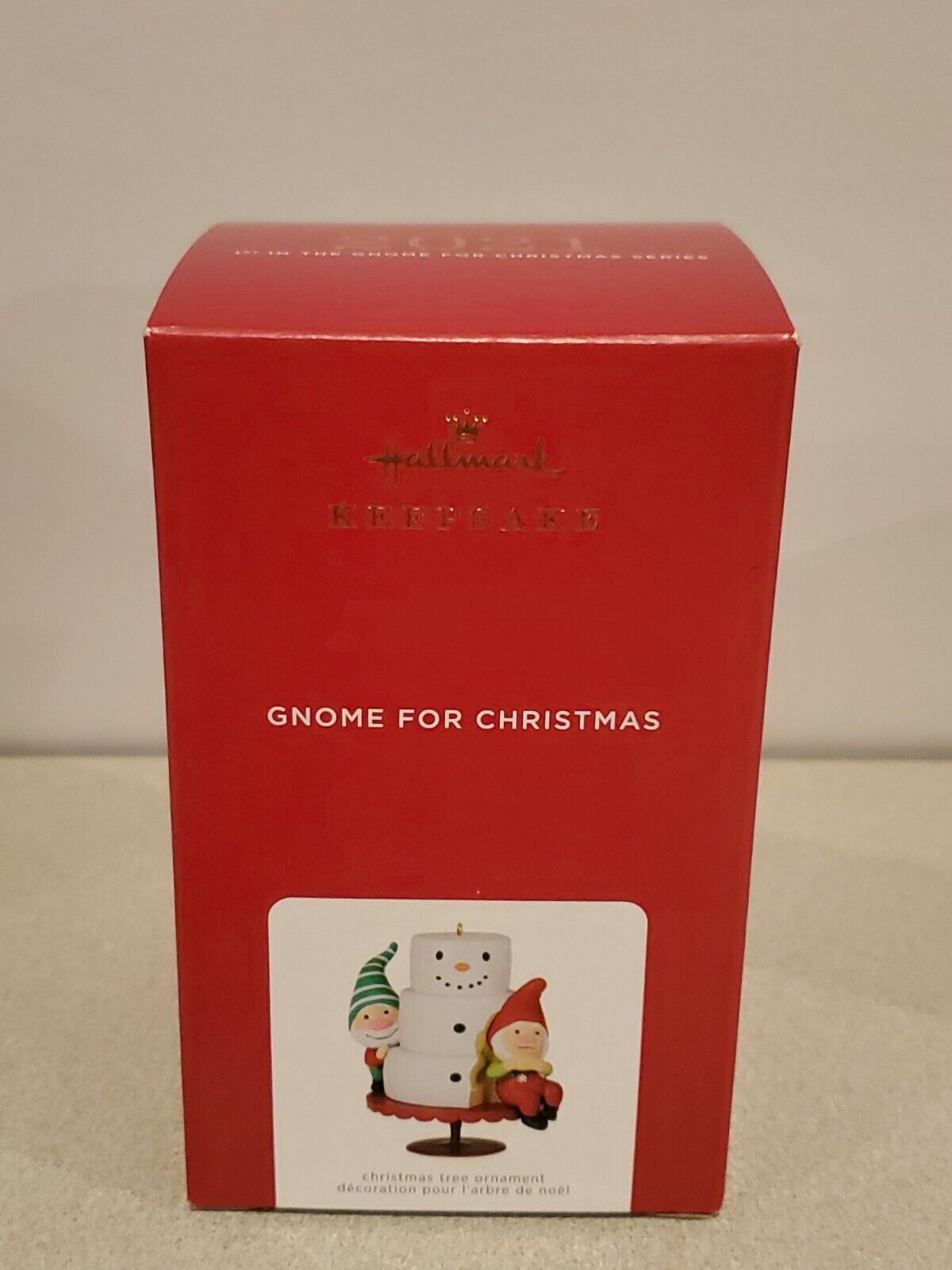 2021 Hallmark Ornament Gnome for Christmas -1st in the Series NIB