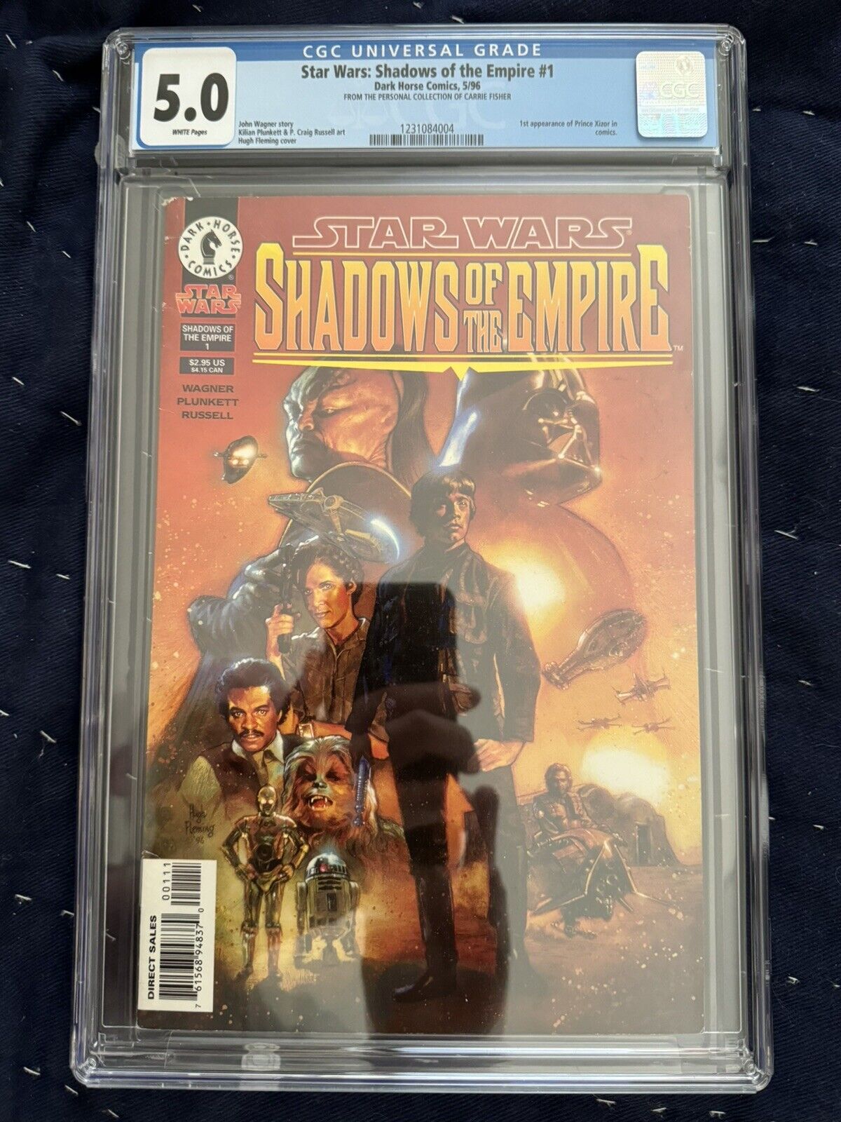 Star Wars: Shadows o/t Empire #1 CGC 5.0 (PERSONAL COLLECTION OF CARRIE FISHER)